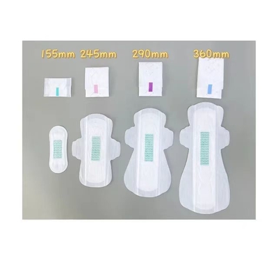 الجودة  Long Heavy Soft And Breathable Cotton Sanitary Napkin with Wings المصنع