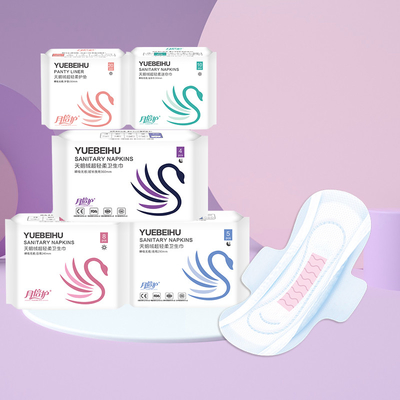 Geurloze kleefstof katoenen hygiënische pads menstruele pads hypoallergeen