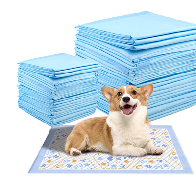 Đồ đệm nước tiểu cho chó Khăn dành cho thú cưng dùng một lần với chỉ số độ ẩm ISO1348 FDA FSC