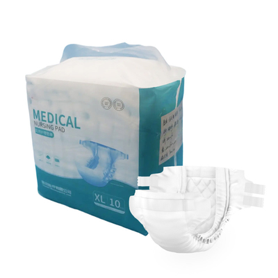 Vải tã người lớn hypoallergenic với hỗn hợp polyester bông mềm và dây đeo đai đàn hồi an toàn