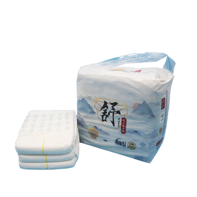 Vải tã người lớn hypoallergenic với hỗn hợp polyester bông mềm và dây đeo đai đàn hồi an toàn