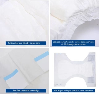 Pakaian celana pendek sekali pakai untuk orang dewasa Bebas lateks Perlindungan Ultra Absorbent dengan Indikator Kelembaban untuk pria dan wanita