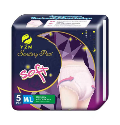 Perlengkapan sekali pakai Ultra Absorbent dengan Sayap Hipoallergenic