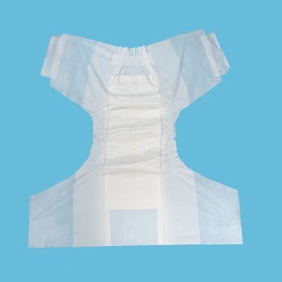 pannolino per adulti carta posteriore traspirante SAP-sumitomo ADL Magic Velcro Nulla colla doppia elastica su ogni lato Nonwoven Topsheet cintura Elastico
